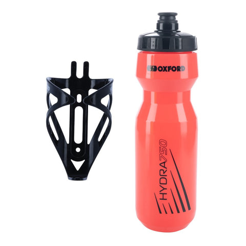 Oxford Hydra Cage Black & Hydra750 Red Bottle