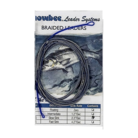 Snowbee Braided Leader - 5' Slow-Sink