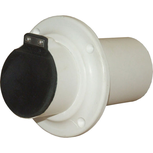 Centek GRP Through Hull Exhaust Outlet (White / 51mm)