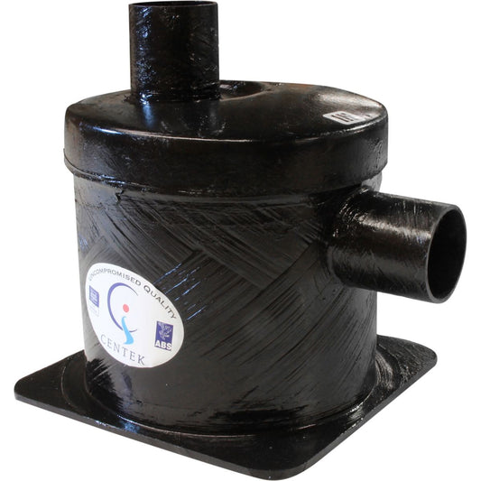 Centek Low Capacity GRP Exhaust Waterlock (Side In - Top Out / 60mm)
