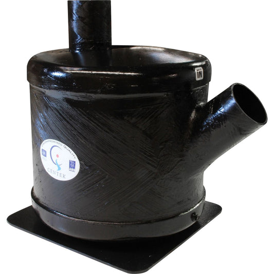 Centek GRP Exhaust Waterlock (Side Angle In - Top Out / 76mm Hose)