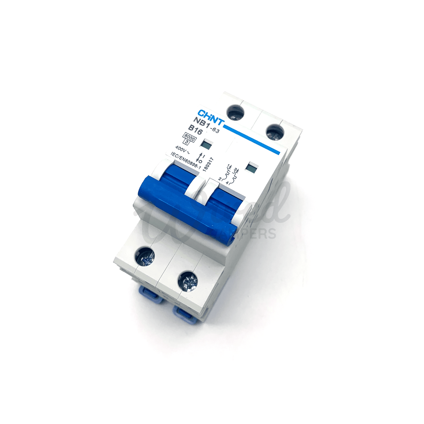 CHINT NB1-63 B16 Double Pole 16A MCB Miniature Circuit Breaker