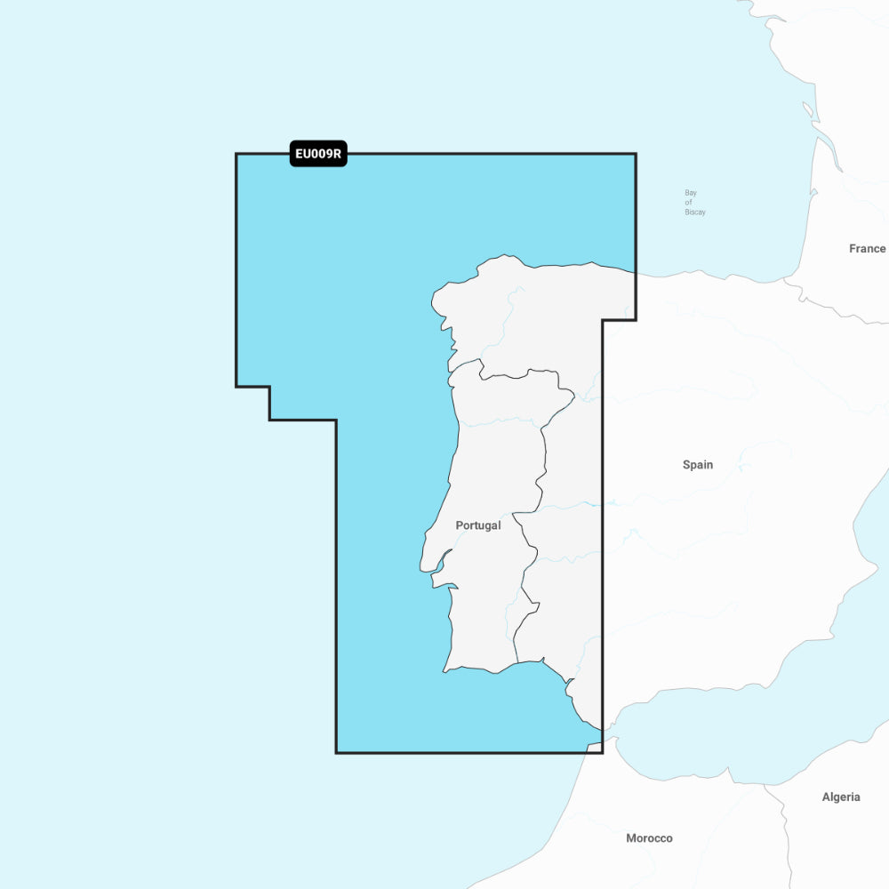 Garmin Navionics+ Chart: EU009R - Portugal & Spain Northwest