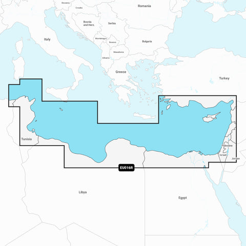 Garmin Navionics+ Chart: EU016R - Mediterranean Sea Southeast