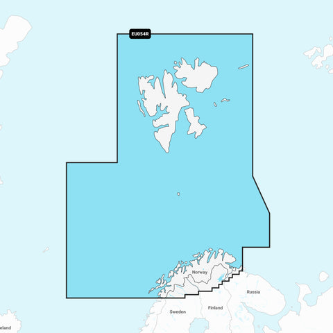 Garmin Navionics+ Chart: EU054R - Norway Vestfjorden to Svalbard