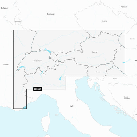 Garmin Navionics+ Chart: EU066R - Alpine Lakes & Rivers