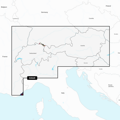 Garmin Navionics Vision+ Chart: EU066R - Alpine Lakes & Rivers