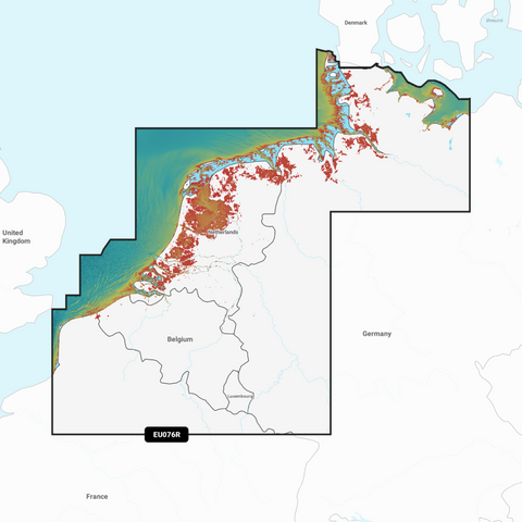 Garmin Navionics Vision+ Chart: EU076R - Benelux & Germany West