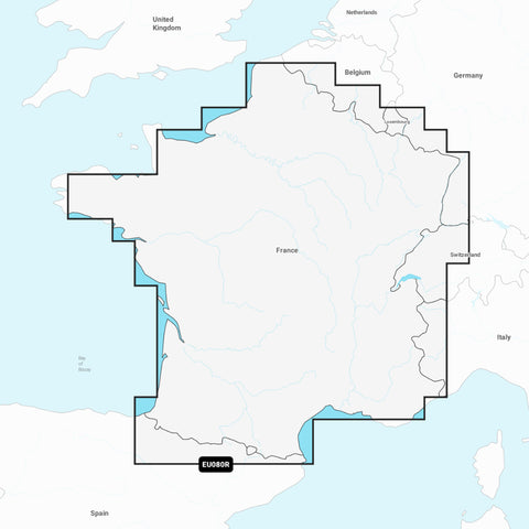 Garmin Navionics+ Chart: EU080R - France Lakes & Rivers