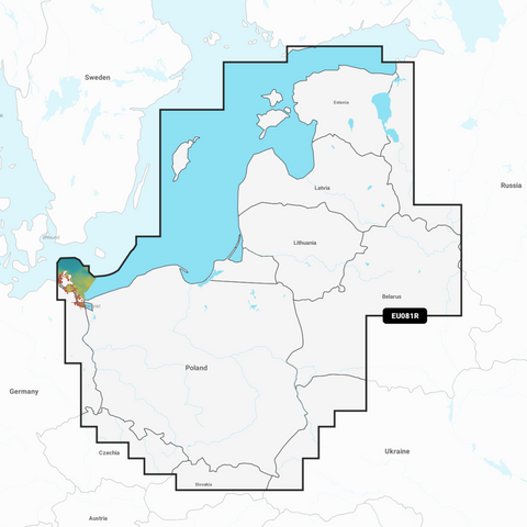 Garmin Navionics Vision+ Chart: EU081R - Baltic Sea East Coast