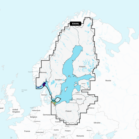 Garmin Navionics Vision+ Chart: EU644L - Baltic Sea