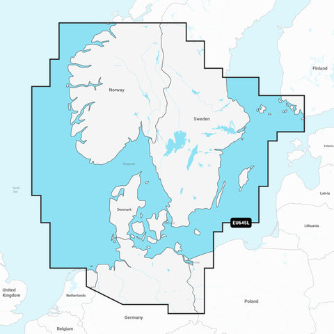 Garmin Navionics+ Chart: EU645L - Skagerrak & Kattegat