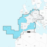 Garmin Navionics+ Chart: EU646L - Europe Central & West