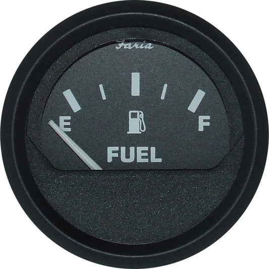 Faria Beede Fuel Level Gauge in Euro Black Style (US Resistance) FAR12801