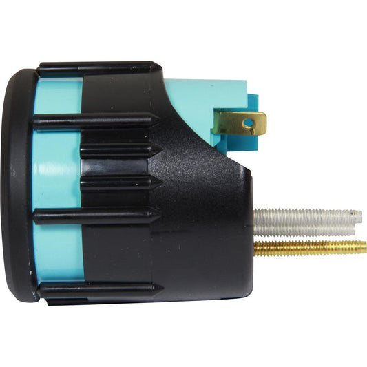 Faria Beede Rudder Angle Position Indicator in Euro Black Style FAR12833