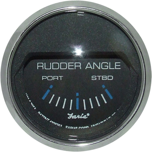 Faria Beede Rudder Angle Position Indicator in Chesapeake SS Black FAR13725