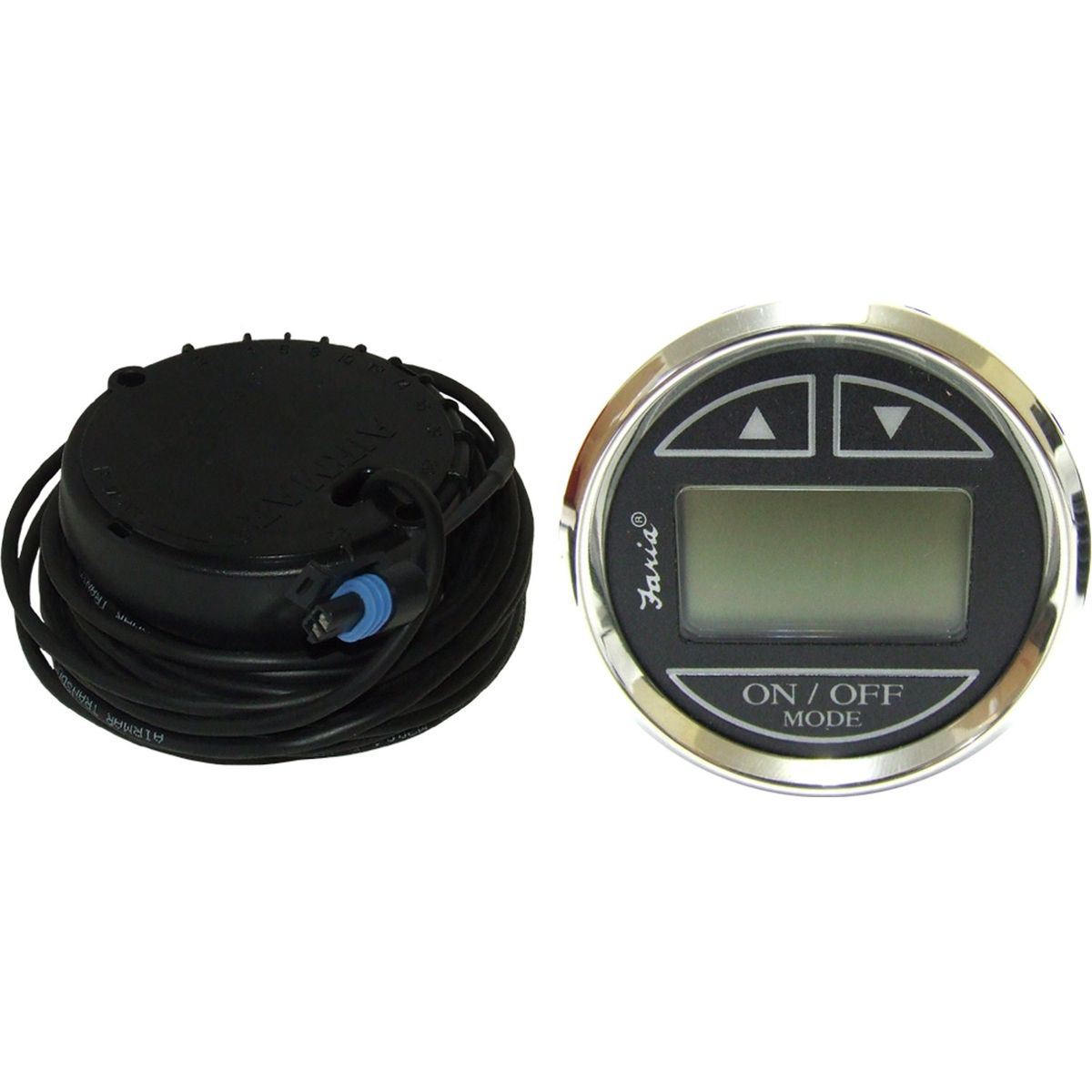 Faria Depth Sounder Gauge in Chesapeake SS Black (In Hull Sender) FAR13751