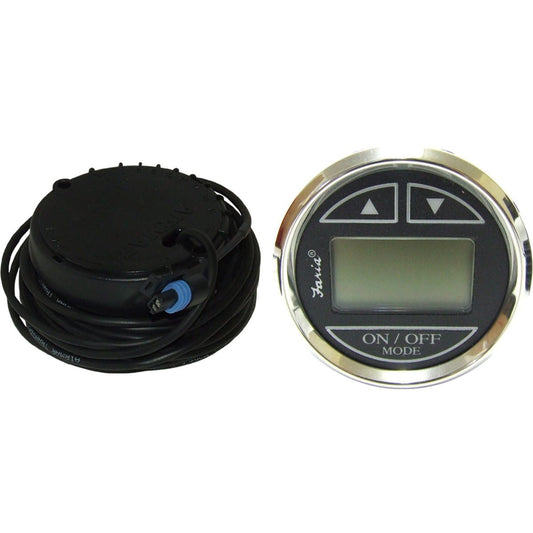 Faria Depth Sounder Gauge in Chesapeake SS Black (In Hull Sender) FAR13751
