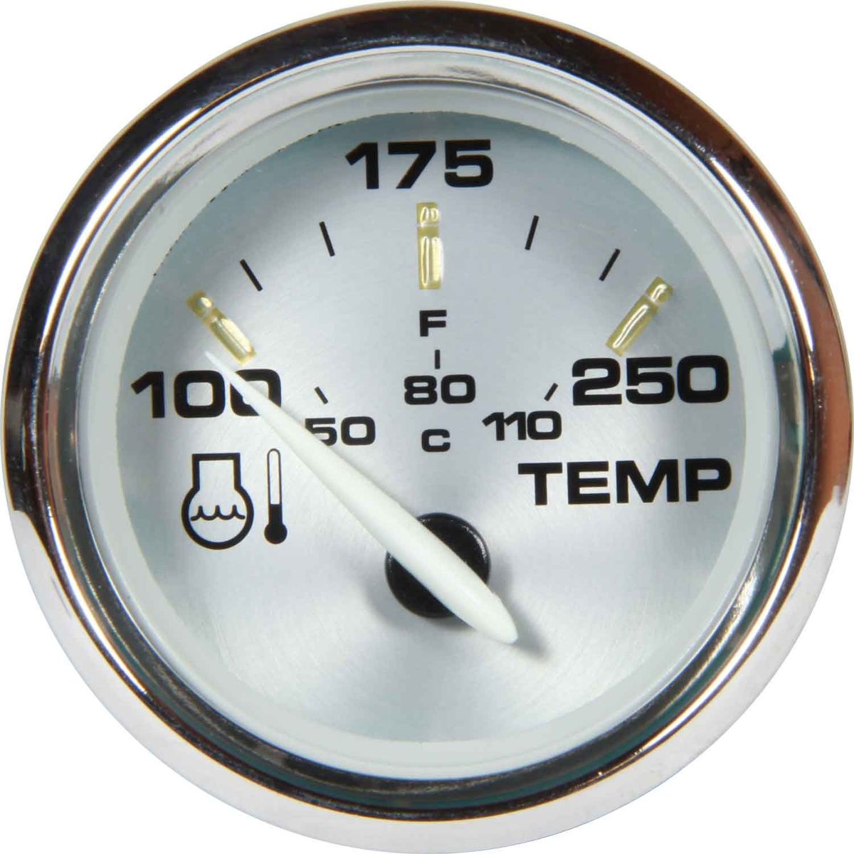 Faria Beede Water Temperature Gauge in Kronos Style (US Resistance) FAR19003
