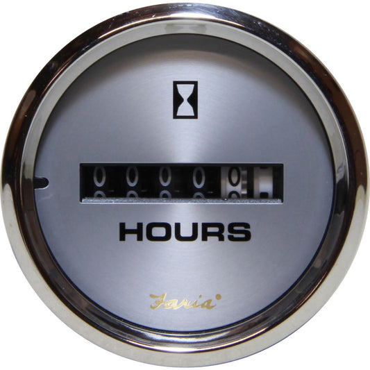 Faria Beede Hourmeter Gauge in Kronos Style (12V / 24V) FAR19020