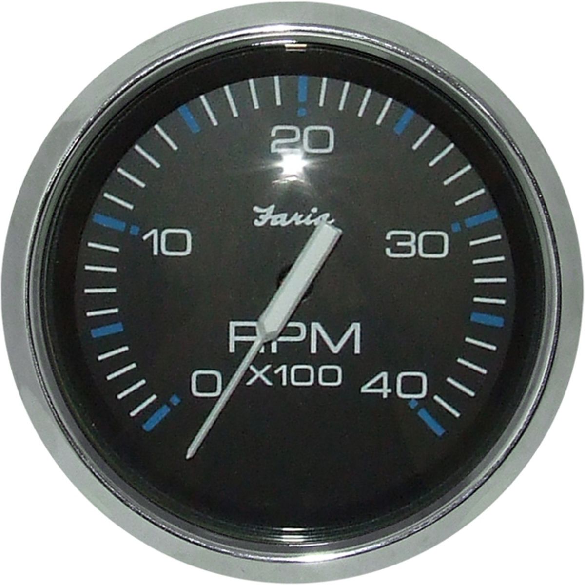Faria Tachometer in Chesapeake SS Black (4000RPM / Alt / Generator) FAR33742