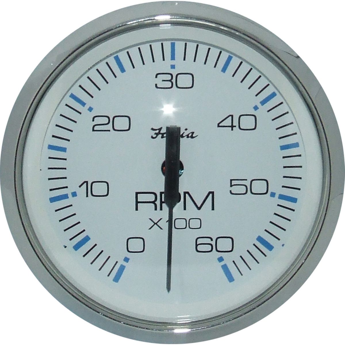Faria Tachometer in Chesapeake SS White (6000RPM / Petrol Inboard) FAR33807