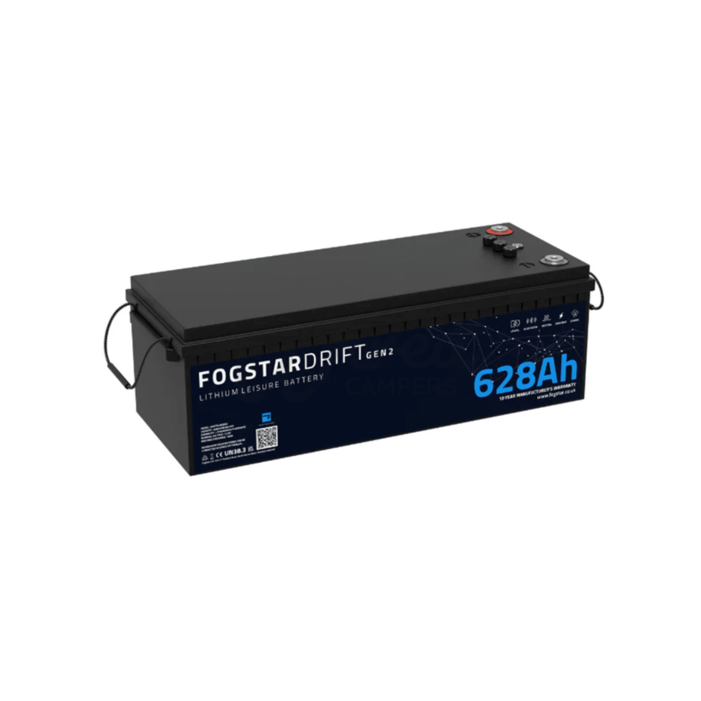 Fogstar Drift Gen2 12V 628Ah Heated Lithium LiFePO4 Leisure Battery With Bluetooth