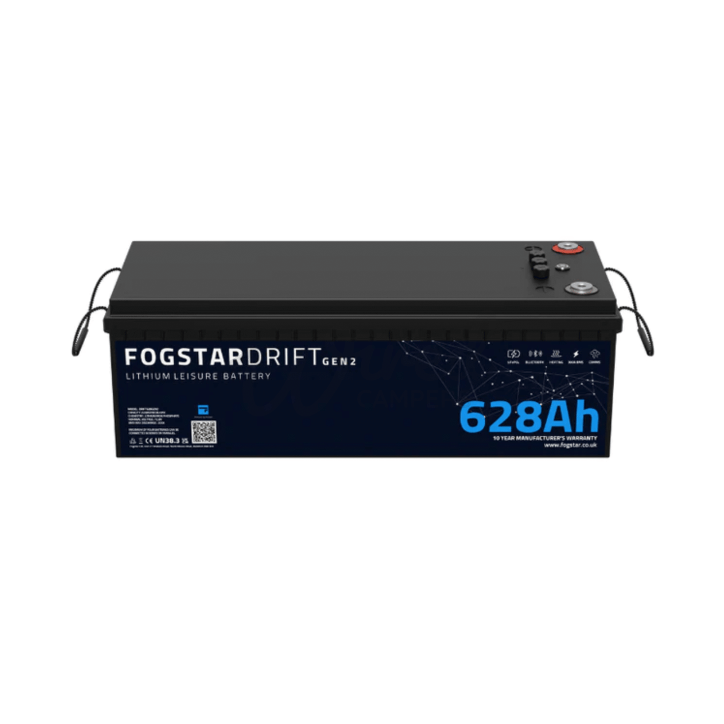 Fogstar Drift Gen2 12V 628Ah Heated Lithium LiFePO4 Leisure Battery With Bluetooth
