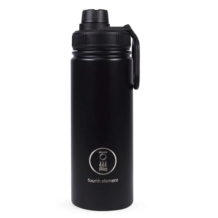 Fourth Element Gulper Insulated Water Bottle BLACK 500ml