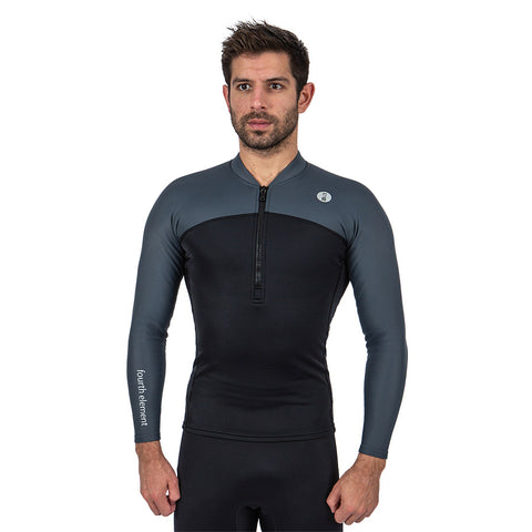 Fourth Element THERMOCLINE MENS L/S TOP - FRONT ZIP XXXL