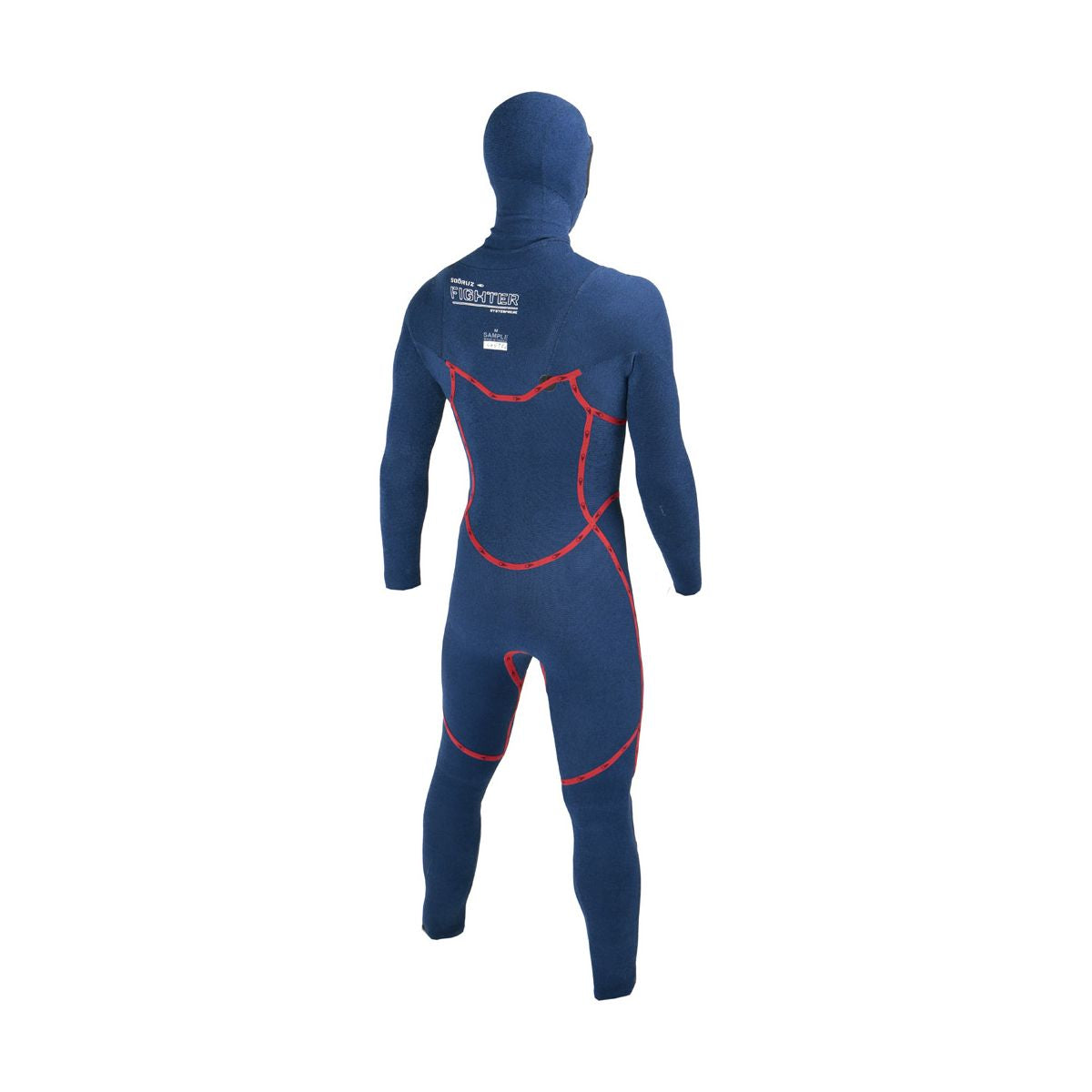Sooruz FIGHTER Hooded 5/4/3 Fullsuit Chest Zip Wetsuit (Black)