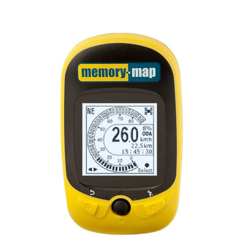 Memory-Map Bike 270 Pro GPS Trip Computer with Heart Rate Strap (D)