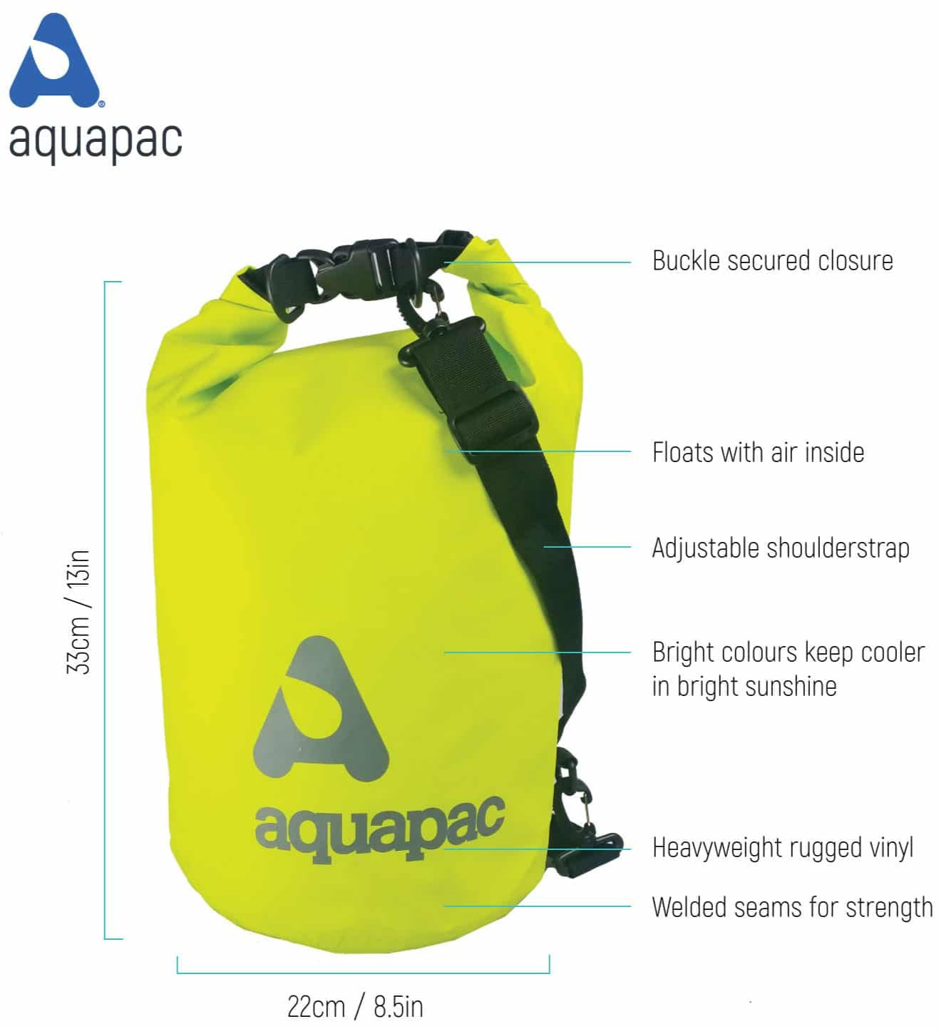 Aquapac Drybag 15L - waterworldsports.co.uk