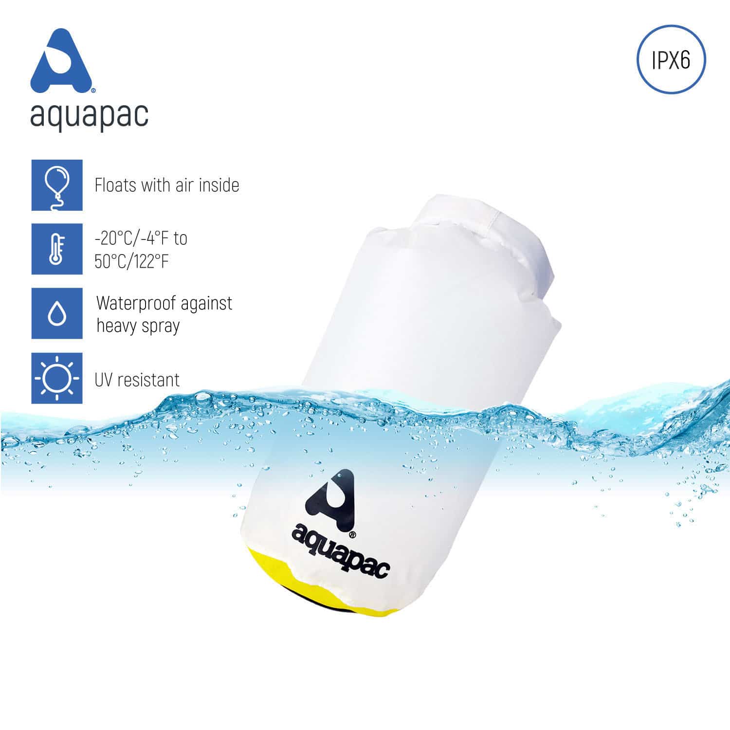 Aquapac Packdivider Ultra-Lightweight Drysack 2L - waterworldsports.co.uk