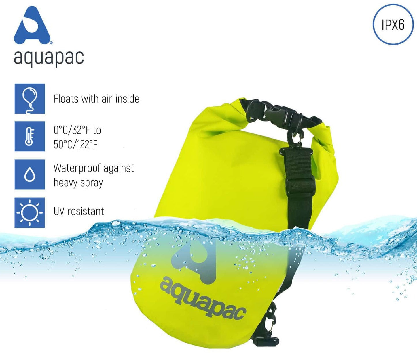 Aquapac Drybag 15L - waterworldsports.co.uk