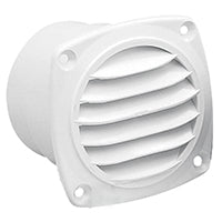 Lalizas Ventilation Shaft Grilles Ø65-70mm, White