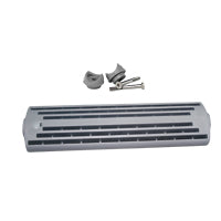Lalizas Set Ladder Step w/fittin. f/Ø22mm tube, L.18cm,Grey (15684)