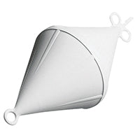 Lalizas Mooring Buoy, Bi-conical, Rigid Plastic, Ext.Ø220mm, White (16412)