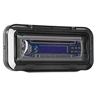 Lalizas Univ.Case Cover f/ Radio/CD , Curved, Smoked Transparent