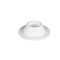 Lalizas Table Bottom Plate, Deck-mount, Ø190mm-?.55mm, White