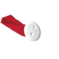 Lalizas Inspection Hatch, w/Removable bag, White, Int.Ø168mm