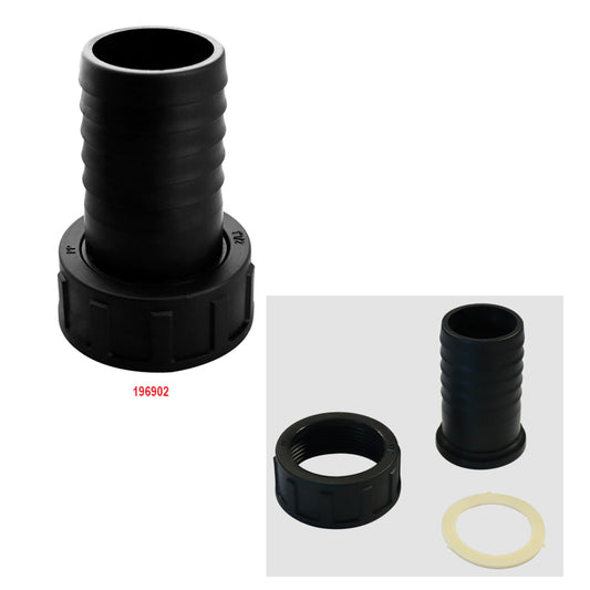 Lalizas Connector Str. G1''1/2, Ø38mm, Fem. BLIZZ.-BORA-ZEF. set of 3pcs