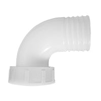 Lalizas Thru-Hull 2'' Elbow 90º Fem Conn. f/Hose Ø50mm, White