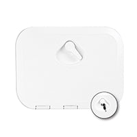 TOP LINE Hatch w/Lock, White, 270x375mm