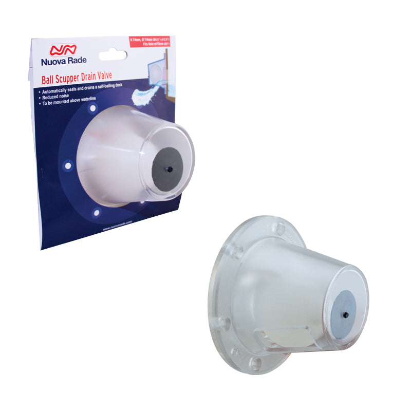 Lalizas Ball Scupper Drain Valve 114mm