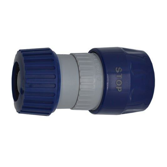 Lalizas Female quick connector with hose grip Ø20 (1/2”) and “stop” valve
