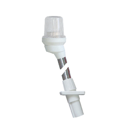 Lalizas Pole Light, Telescopic 54cm, with white housing