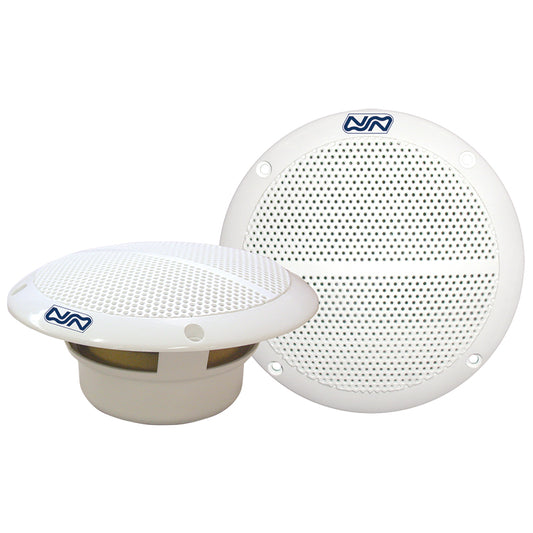 Lalizas Two-way Speakers, 100W, 6 1/2'', White, Set