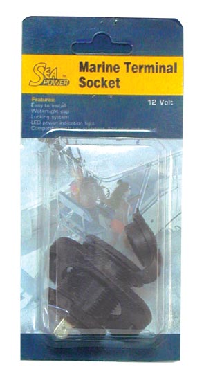 Lalizas Marine terminal socket, 12V