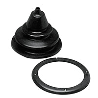 (MOQ OF 5) Lalizas Cable Boot w/Screwed Ring, Ø150mm, cut-out Ø120mm, Black (31523)